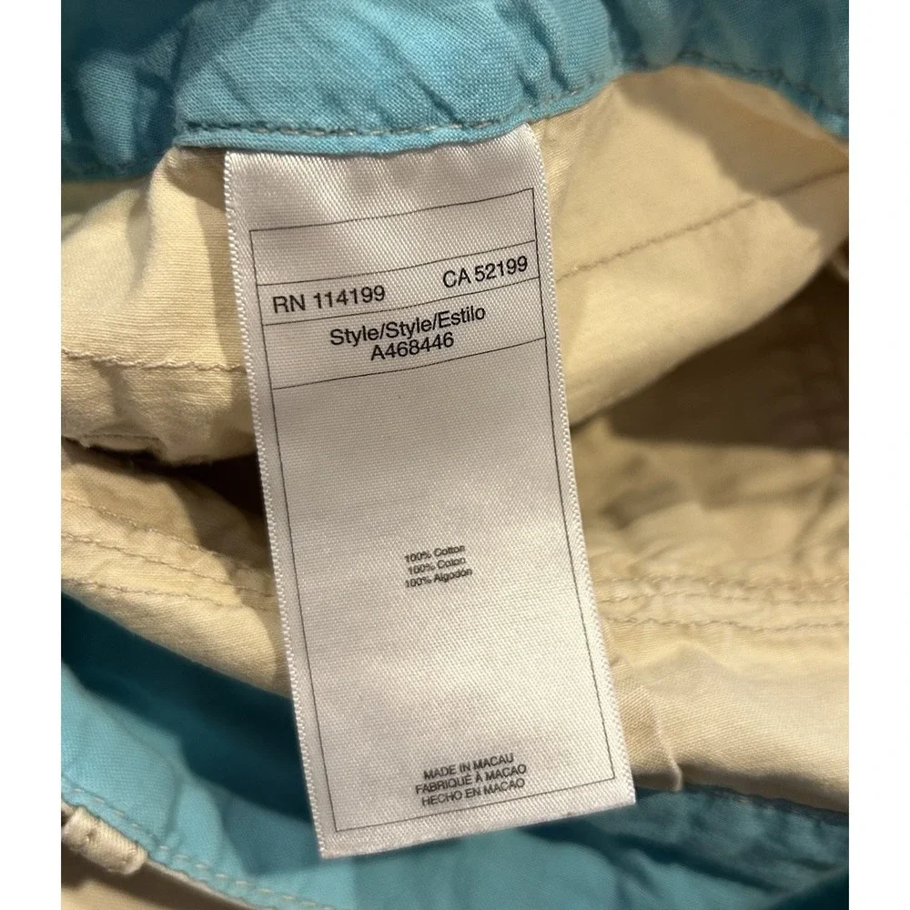 Y2K Low Rise Micro Short‎ Roxy Tan Juniors Size 11 Khaki Surf Skate Beach